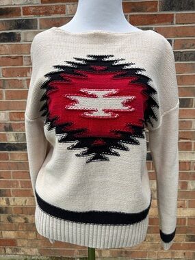 Vintage Lauren Ralph Lauren Aztec Western Sweater